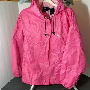 Frogg Toggs Lightweight Waterproof Rain Jacket – Hot Pink – Size M